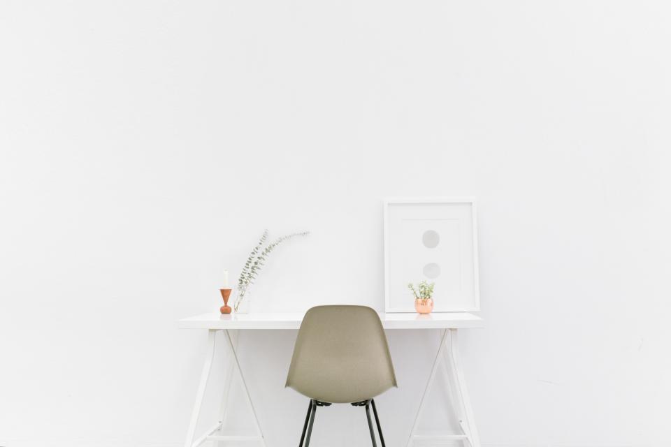 A tidy desk workspace