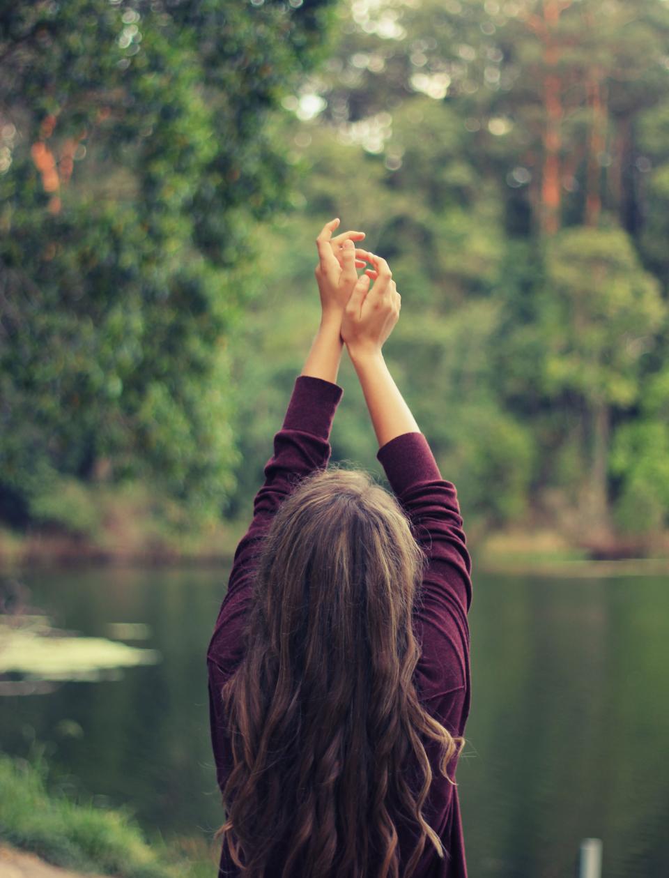 A person stretching to stay mobile